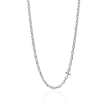 Screwball Link Necklace, Sterling Silver, 5MM|NB43082