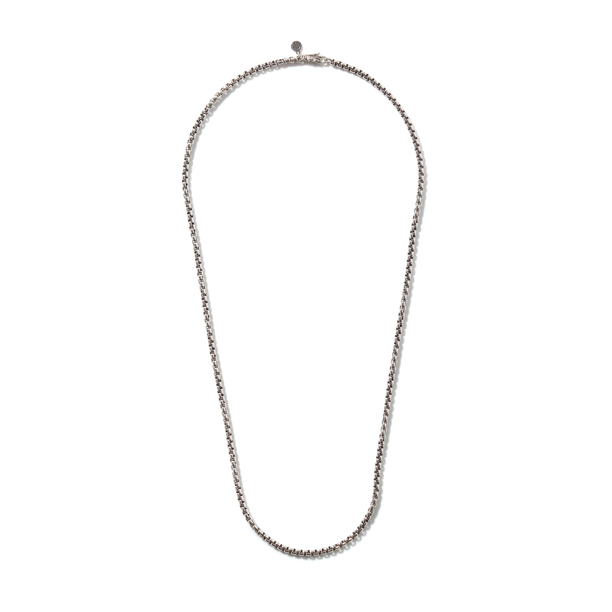 Naga Box Chain Necklace, Silver, 3.7MM|NB6510491 – John Hardy