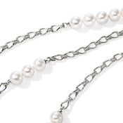 Surf Necklace, Sterling Silver, Pearls|NB895091