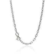 Surf Link Necklace, Sterling Silver, 5MM|NB89535