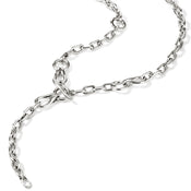 Surf Link Y Necklace, Sterling Silver|NB89557