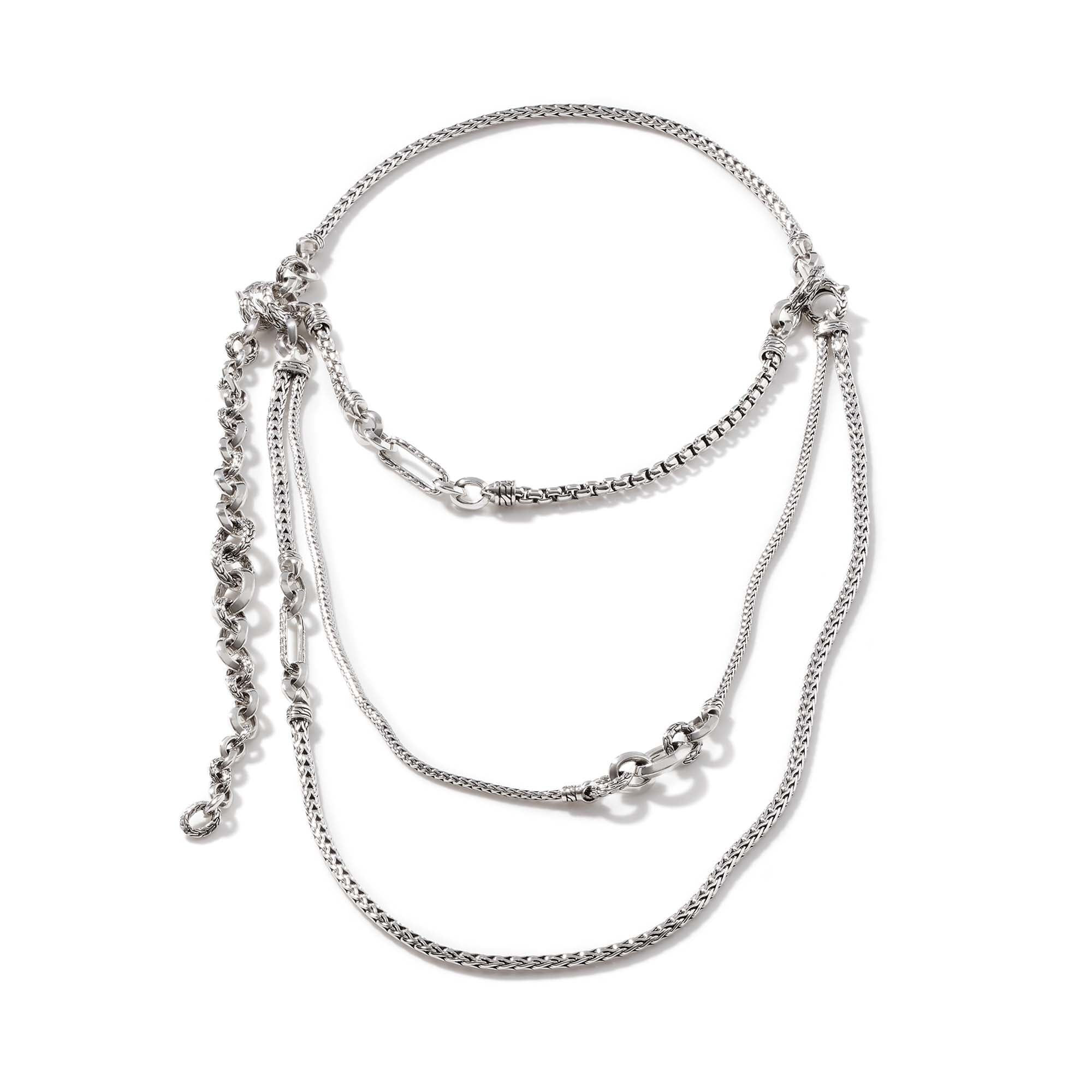 Hero Convertible Necklace, Sterling Silver|NB900583 – John Hardy