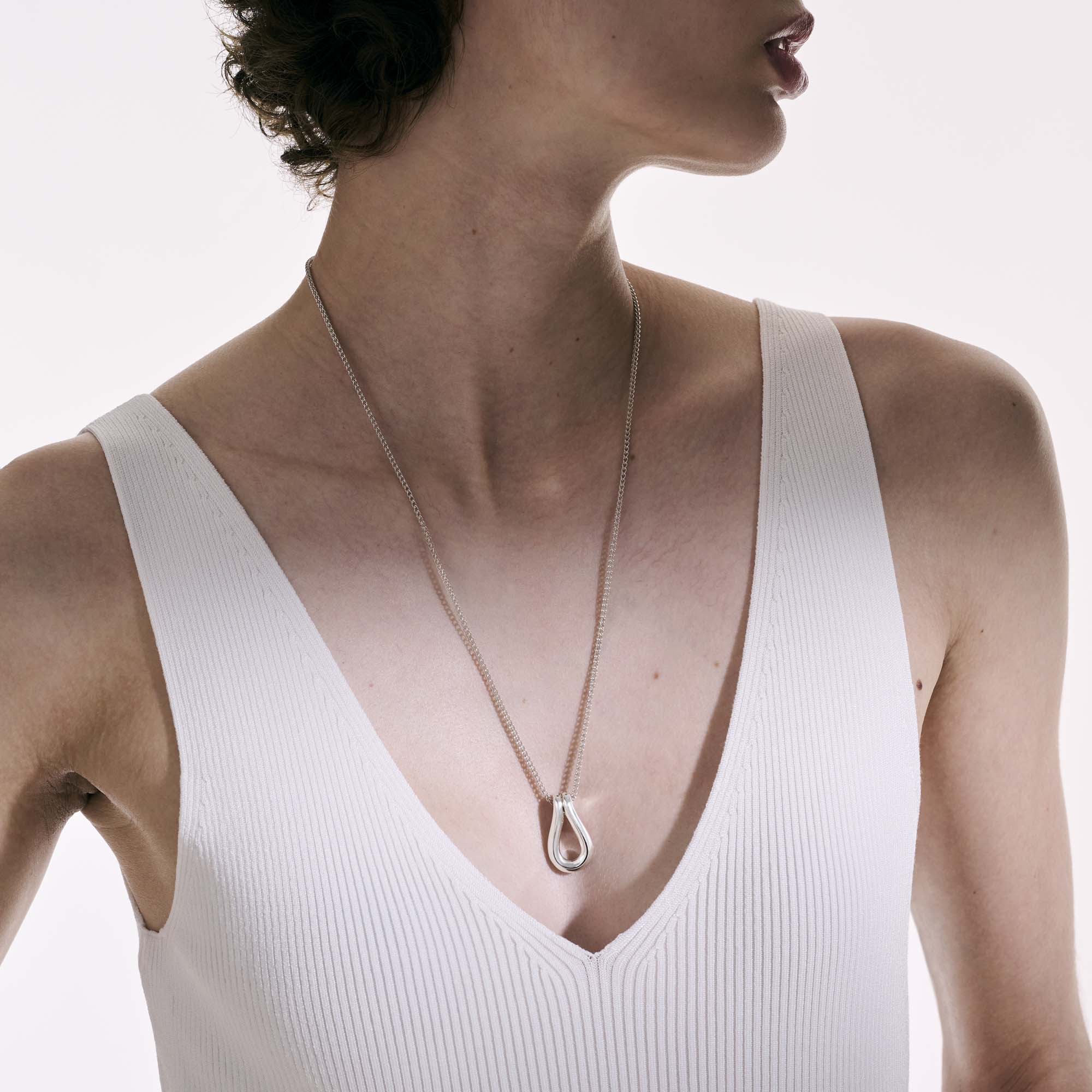 Surf Pendant Necklace, Sterling Silver|NB901054 – John Hardy