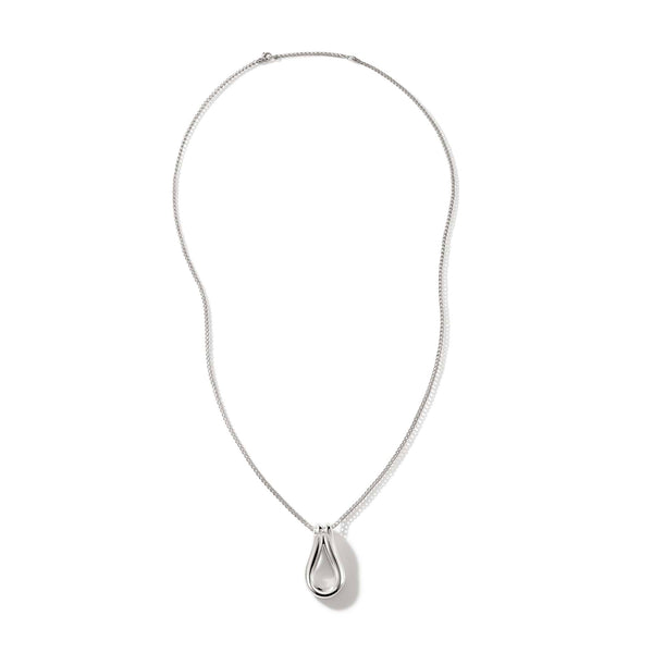 Surf Pendant Necklace, Sterling Silver, Long|NB901056 – John Hardy