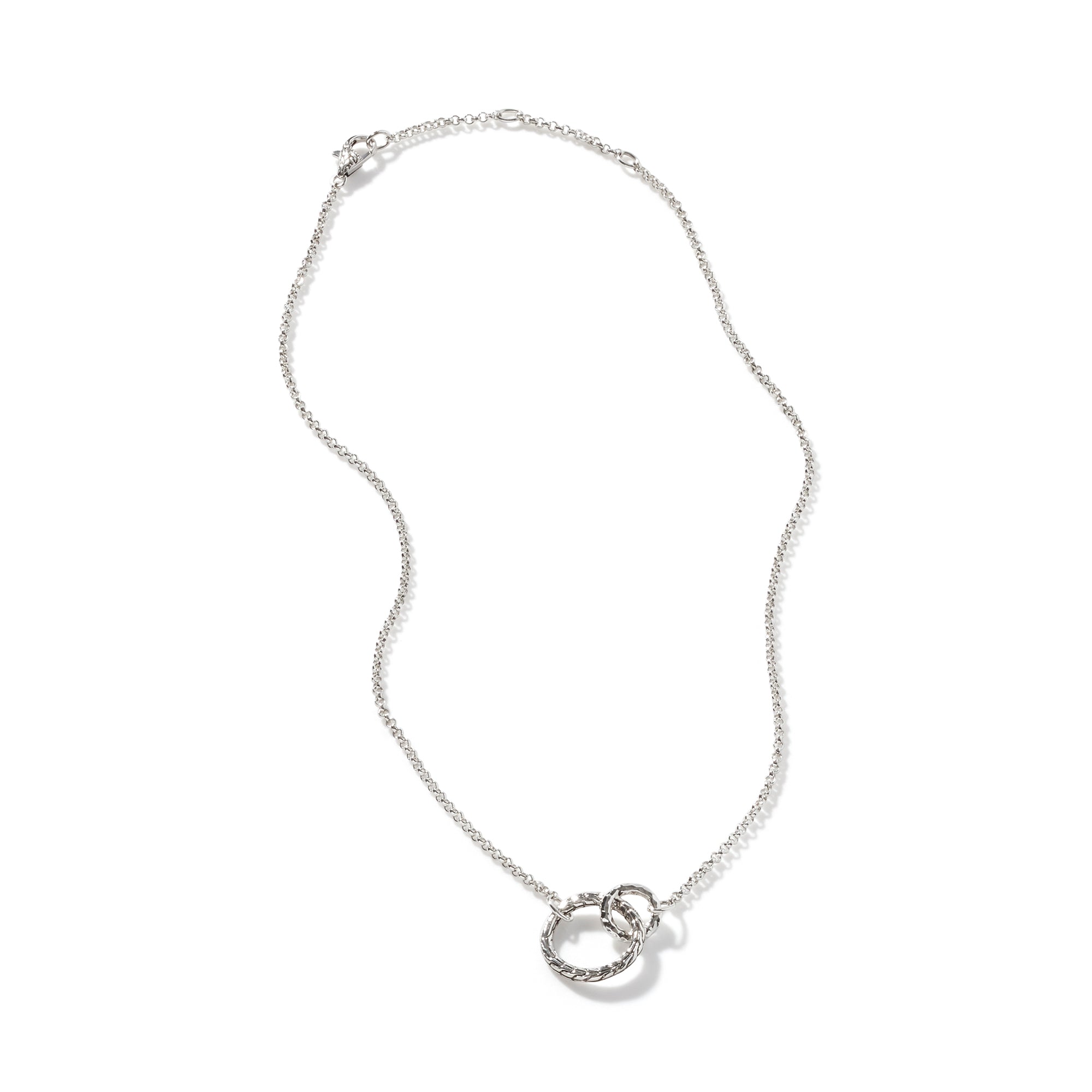 Palu Interlocking Necklace, Sterling Silver|NB90579 – John Hardy