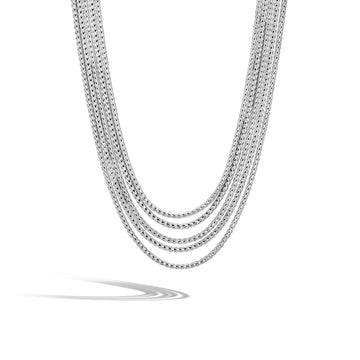 Classic Chain Five Row Necklace|NB93293