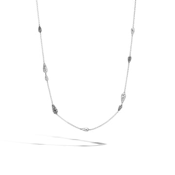 Classic Chain Hammered Long Necklace|NB95140