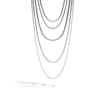 Classic Chain Five Row Necklace|NB96147