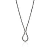 Icon Charm Ring Necklace, Sterling Silver, 2.5MM|NB97313
