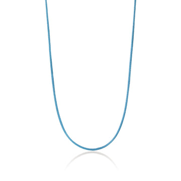 Charm Cord Necklace, Sterling Silver, Satin|NB97335BU