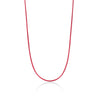 Charm Cord Necklace, Sterling Silver, Satin|NB97335RD
