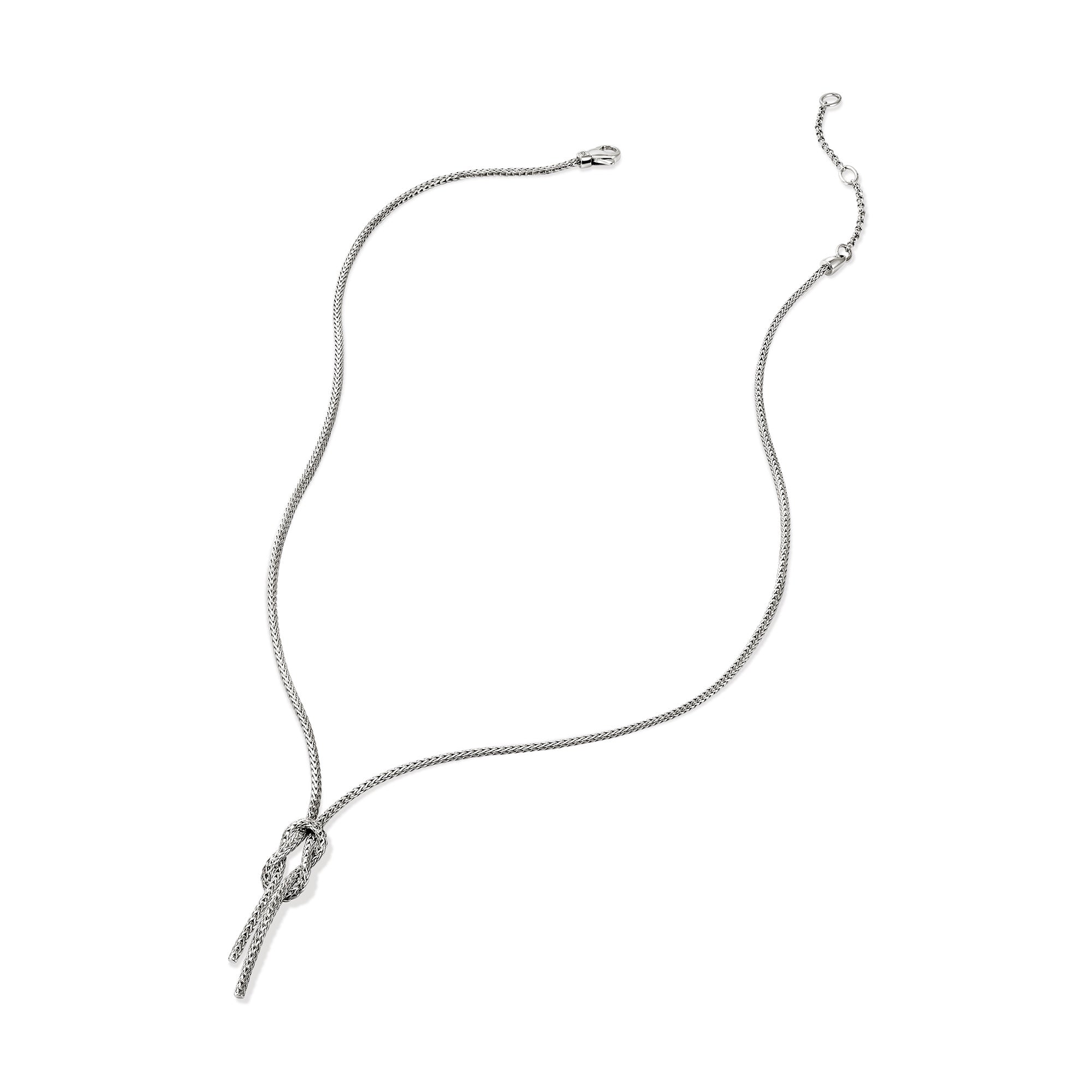 Y's handmade　0823＊ John Hardy Sterling Silver Love Knot Earrings EB98782