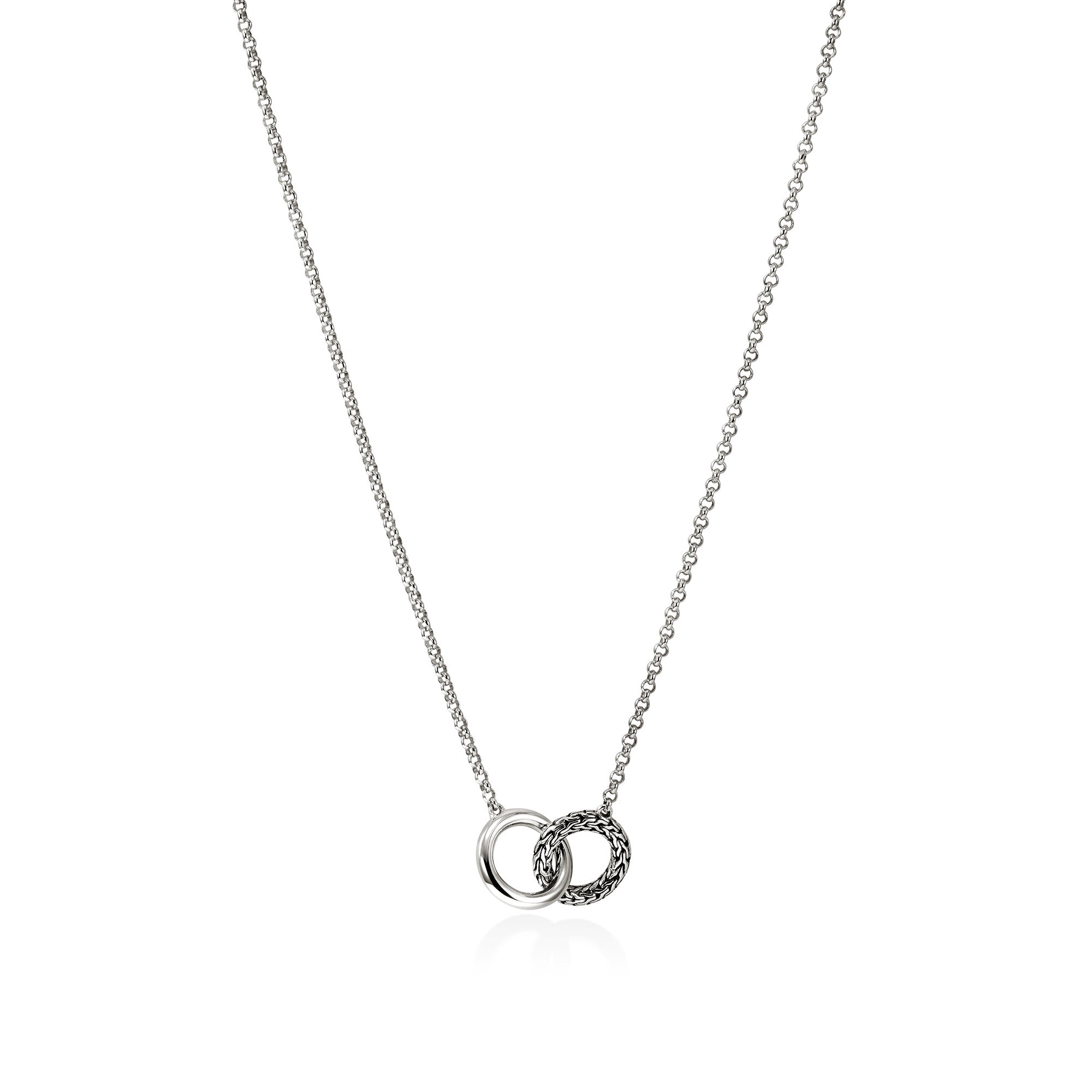 JH Essential Linked Necklace, Sterling Silver, 2MM – John Hardy