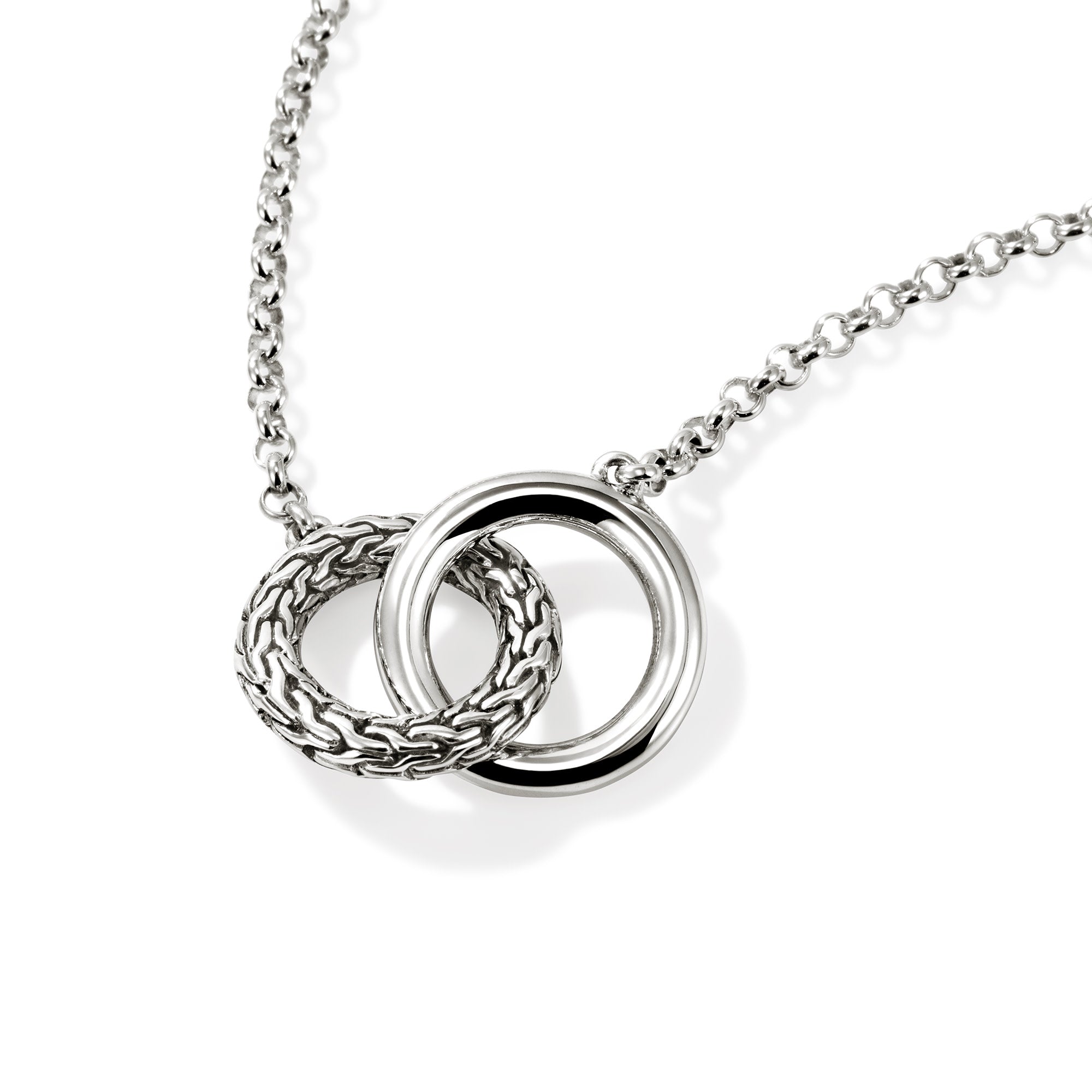 JH Essential Linked Necklace, Sterling Silver, 2MM – John Hardy