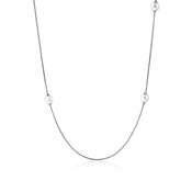 JH Essential Pearl Necklace, Sterling Silver, Pearl, 1.8MM|NB987241