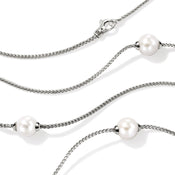JH Essential Pearl Necklace, Sterling Silver, Pearl, 1.8MM|NB987241