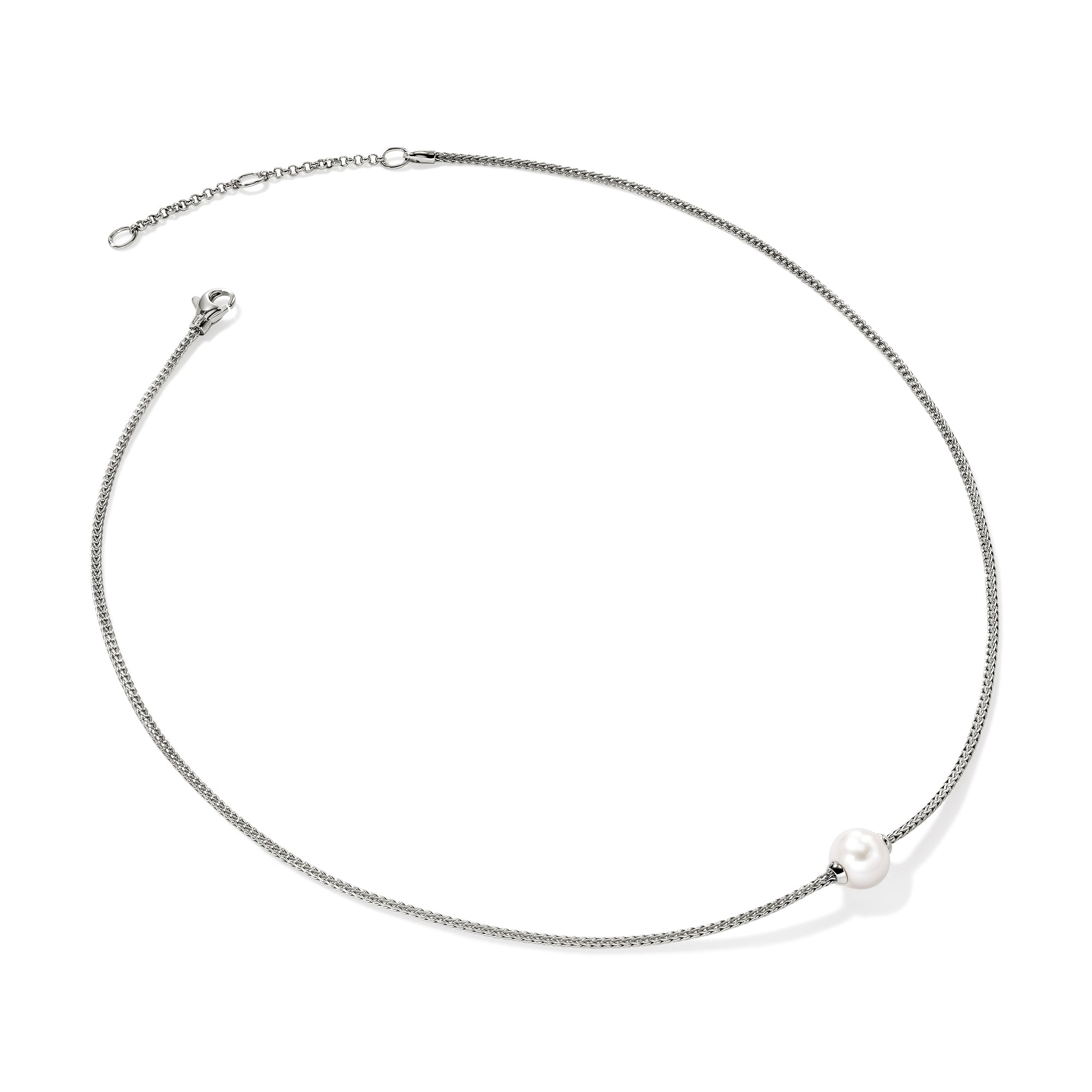 JH Essential Pearl Necklace, Sterling Silver, 1.8MM|NB987281