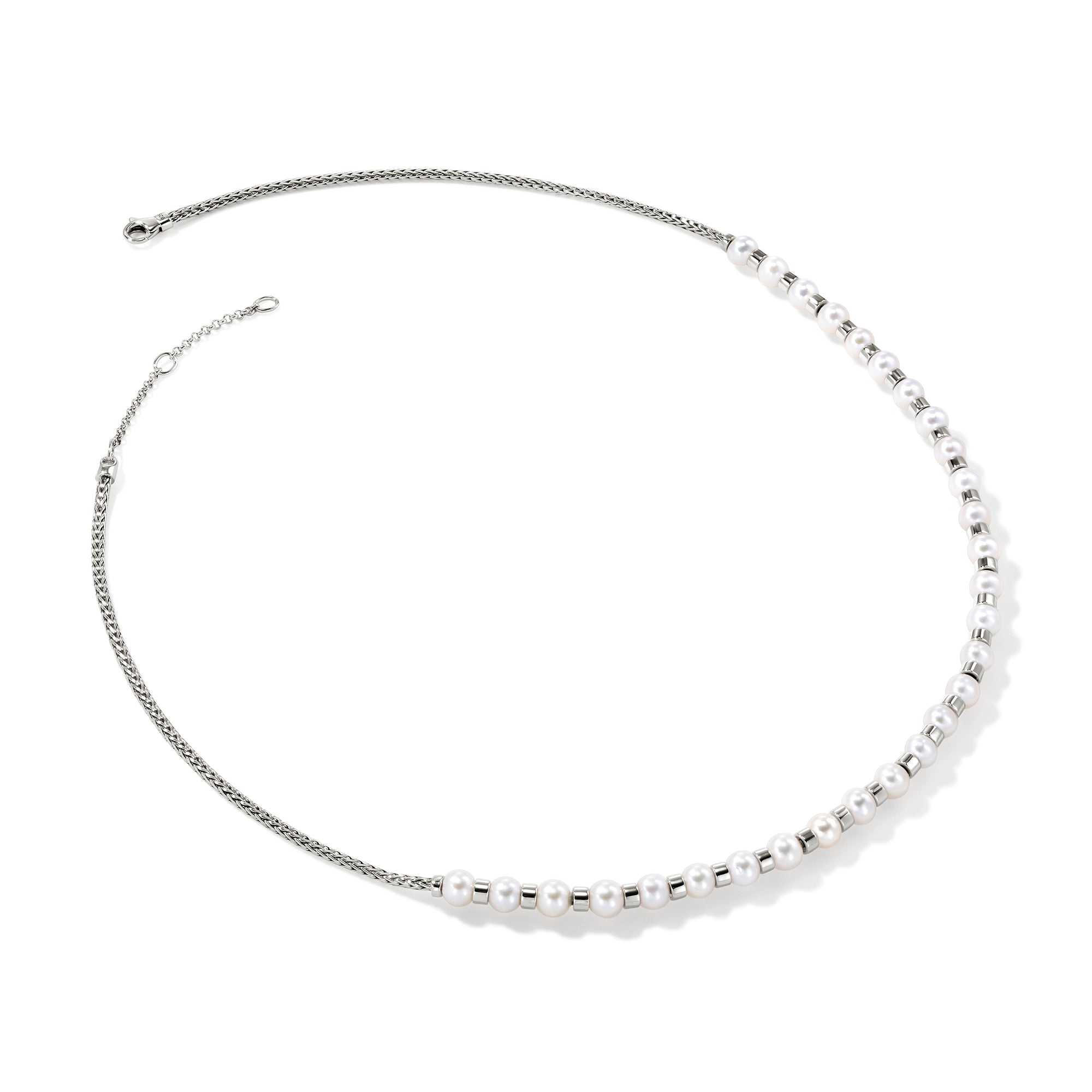 JH Essential Pearl Necklace, Sterling Silver, 2.5MM|NB987301