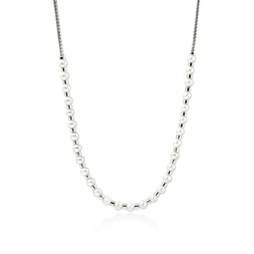 JH Essential Pearl Necklace, Sterling Silver, 2.5MM|NB987301