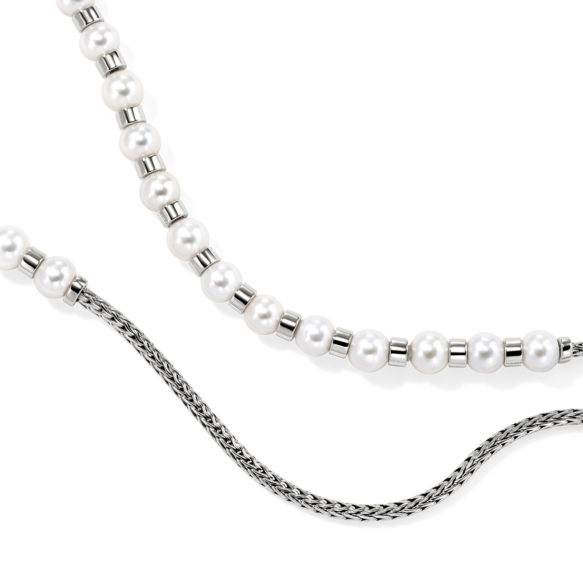 JH Essential Pearl Necklace, Sterling Silver, 2.5MM|NB987301