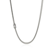 Love Knot Necklace, Sterling Silver, 3.6MM|NB98756