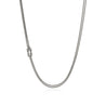 Love Knot Necklace, Sterling Silver, 3.6MM|NB98756