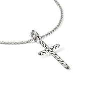 JH Essential Cross Necklace, Sterling Silver|NB989377