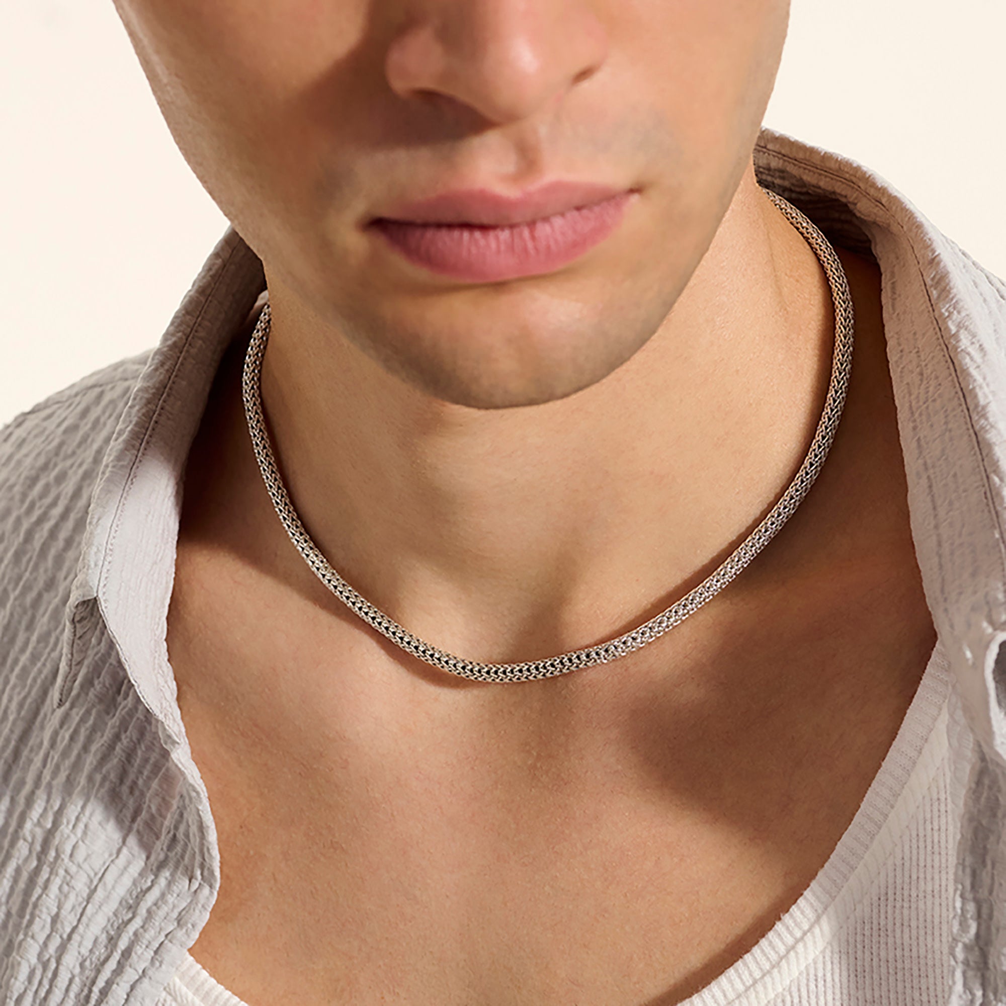 Icon Necklace Sterling Silver 5MM|NB990096 – John Hardy