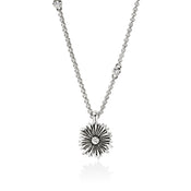 Wildflower Pendant Necklace, Sterling Silver, Lab Grown Diamond, 0.1TCW|NBP430512LGDN