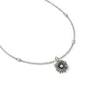 Wildflower Pendant Necklace, Sterling Silver, Lab Grown Diamond, 0.1TCW|NBP430512LGDN