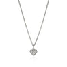 JH Essential Heart Pendant Necklace, Sterling Silver, Diamonds, 1.5MM|NBP989732DI