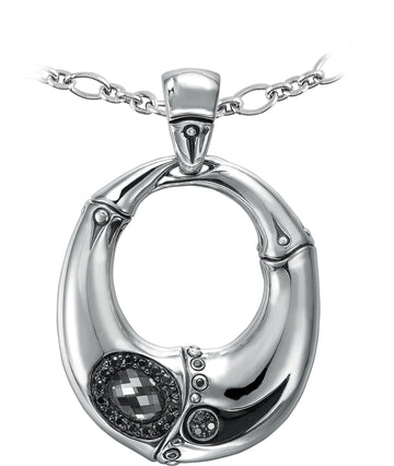 Round Pendant with Gemstone|NBS5257DWZHEBLS