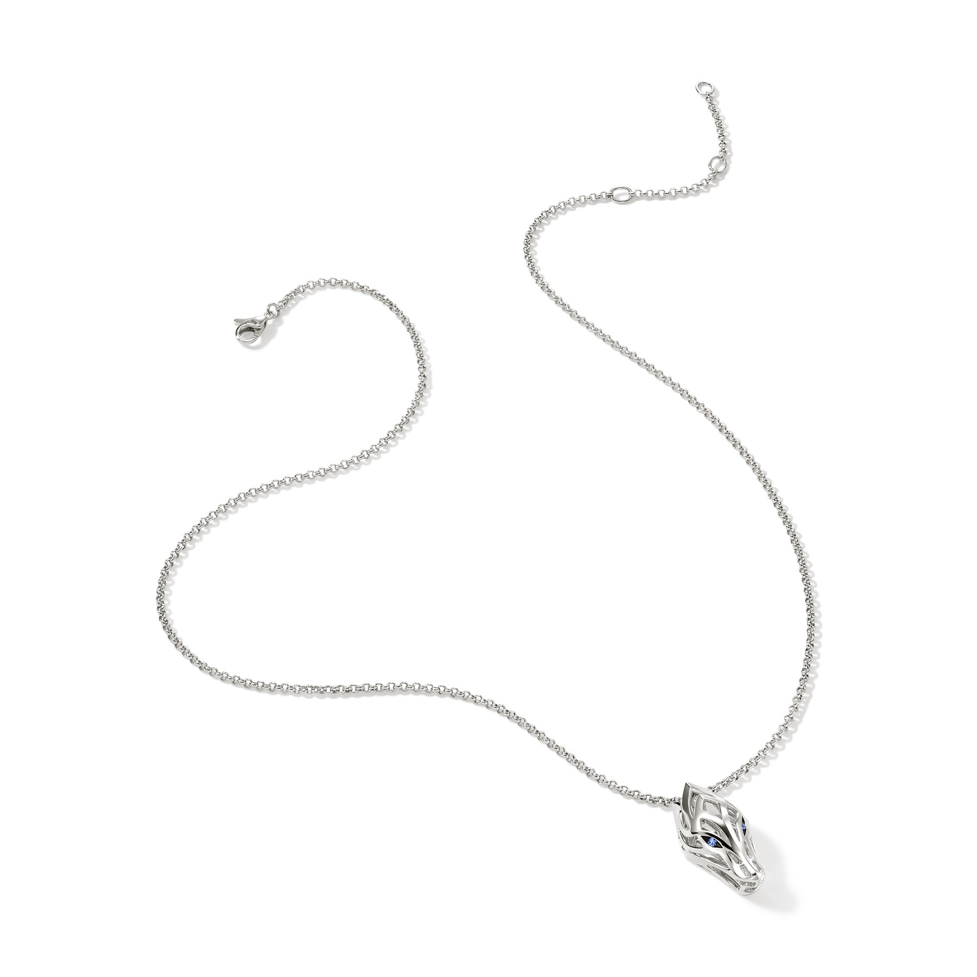Naga Pendant Necklace, Sterling Silver|NBS603461BSP – John Hardy