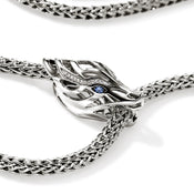Naga Y Necklace, Sterling Silver, Diamonds, 4.4MM|NBS6034811BSPDI