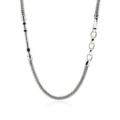 Heishi Necklace, Sterling Silver, Gemstones|NBS987321BON