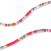 Heishi Necklace, Sterling Silver|NBS987941PKORRDN