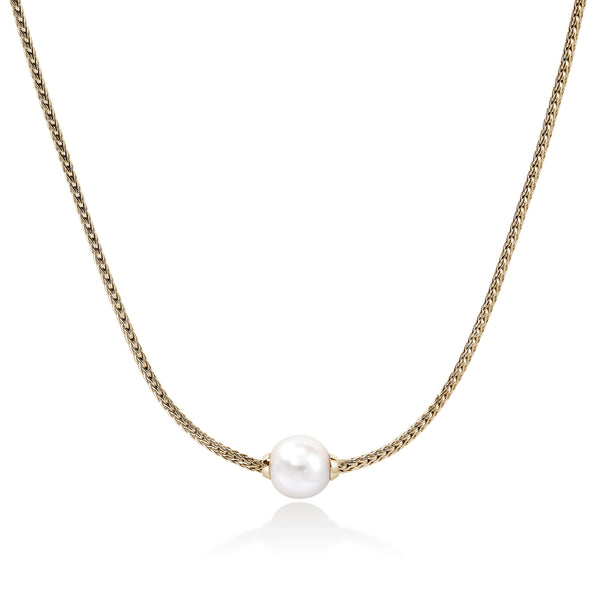 JH Essential Pearl Necklace, Gold, 1.8MM|NGG987281 – John Hardy