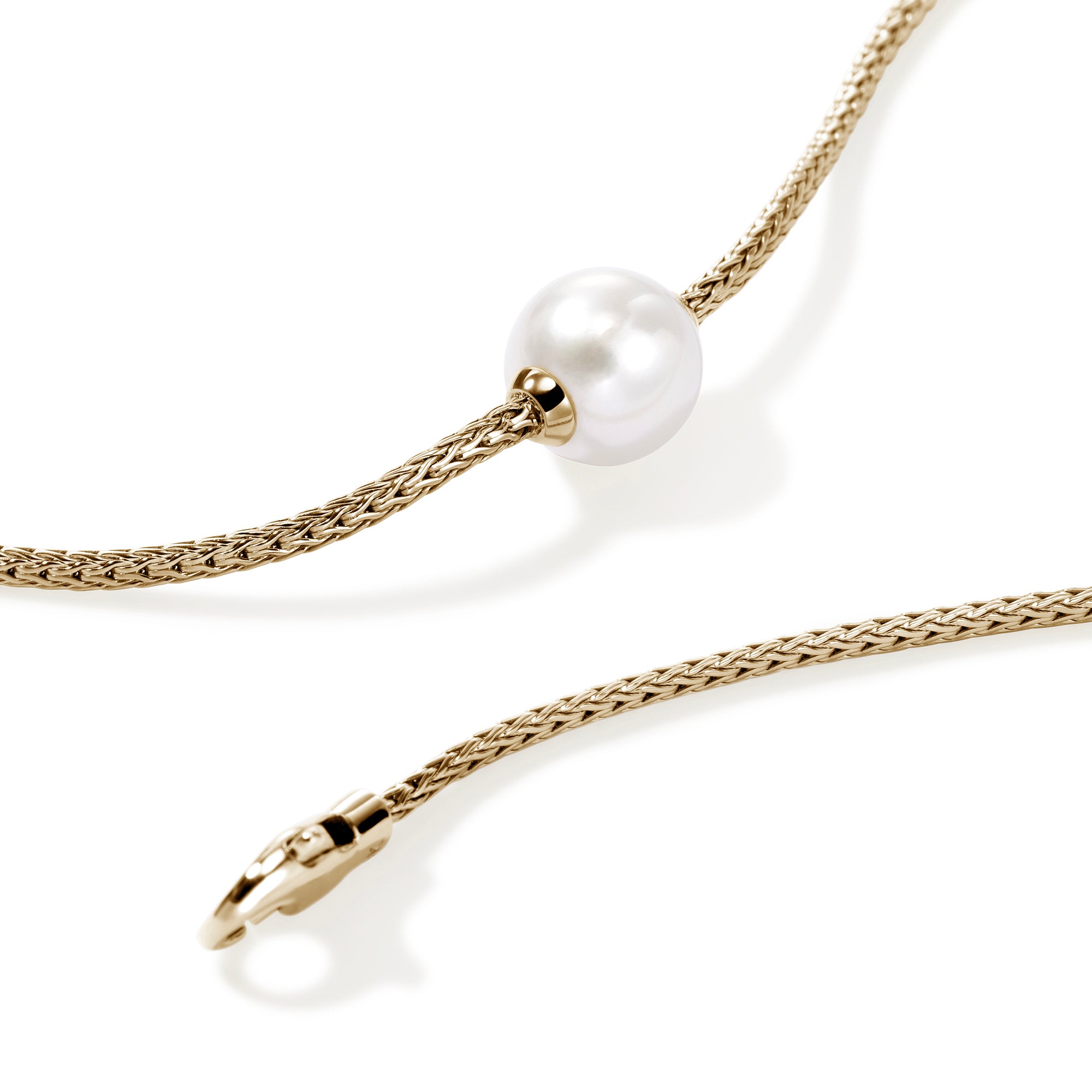 JH Essential Pearl Necklace, Gold, 1.8MM|NGG987281 – John Hardy