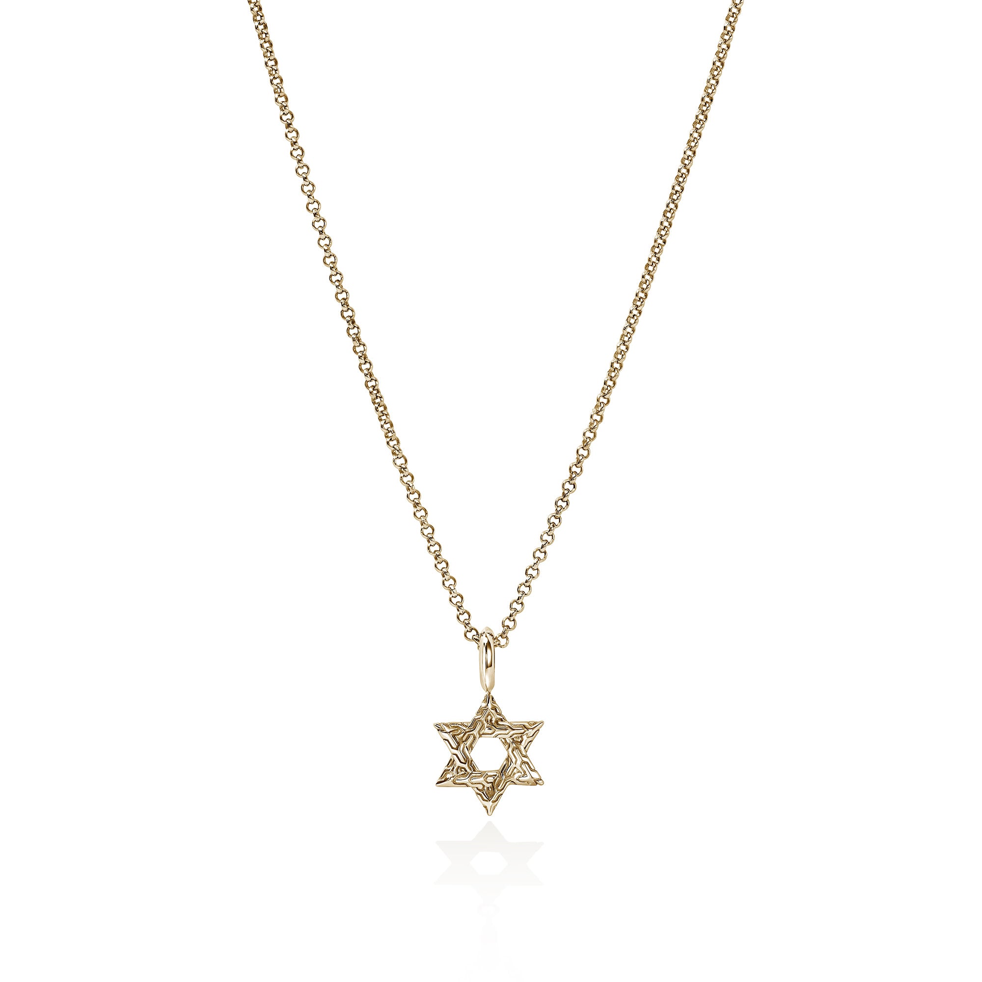 JH Essential Star of David Necklace, Gold – John Hardy