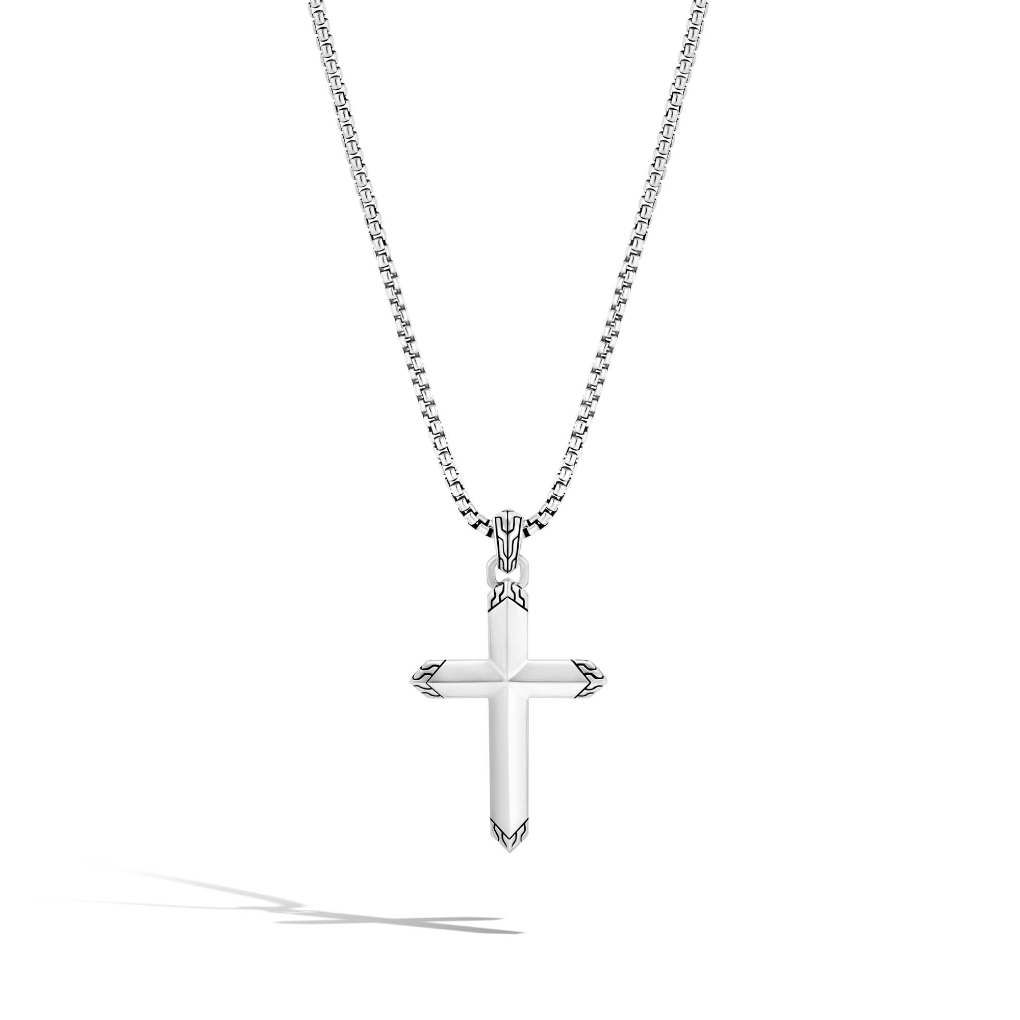 Cross Pendant Necklace, Sterling Silver|NM900257 – John Hardy