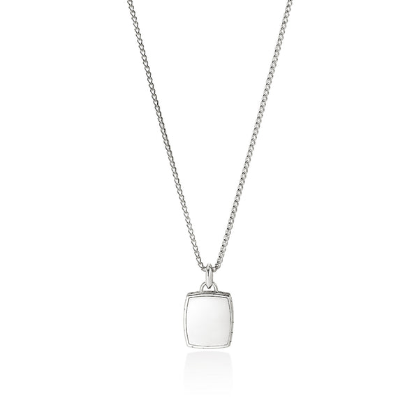 Tag Pendant Necklace, Sterling Silver, 1.7MM|NM901080 – John Hardy