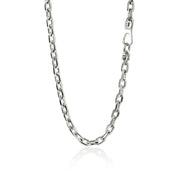 Oval Link Necklace, Sterling Silver, 8MM|NM97332