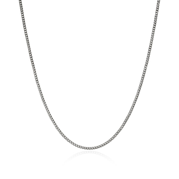 Curb Chain Necklace, Sterling Silver, 2.1MM – John Hardy