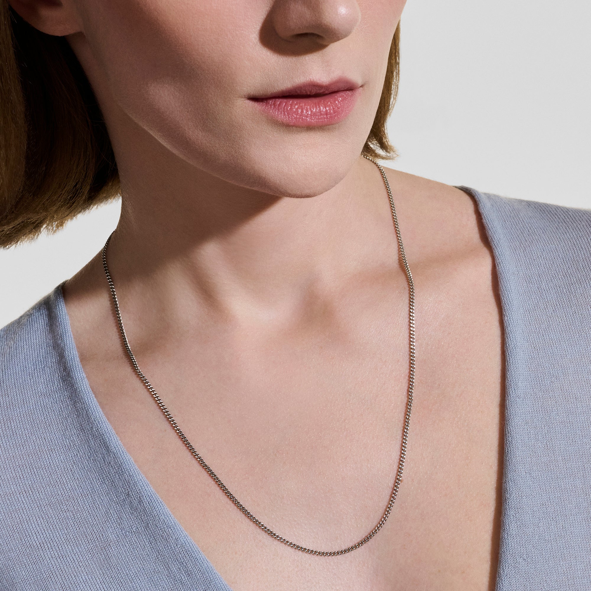 Curb Chain Necklace, Sterling Silver, 2.1MM – John Hardy