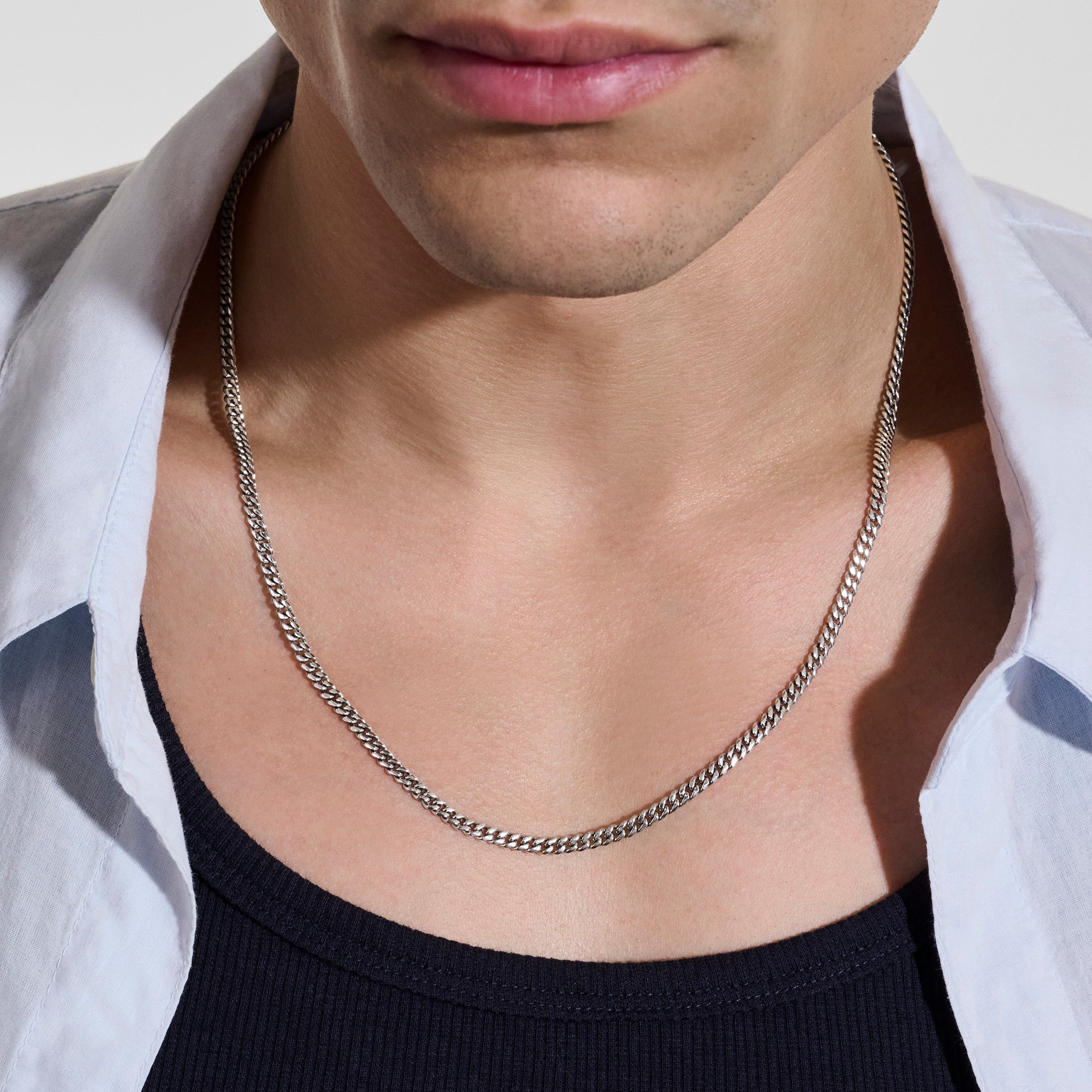 Curb Chain Necklace, Sterling Silver, 3.9MM – John Hardy
