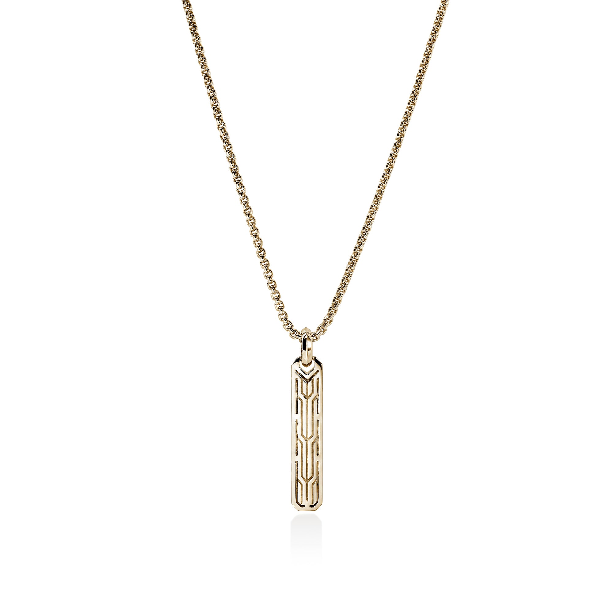 Icon 50 Tag Necklace, Gold – John Hardy