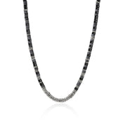 Heishi Necklace, Sterling Silver, Hardstones, 4MM|NMS900987BON