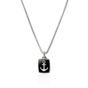 Tag Necklace, Sterling Silver|NMS987651BON