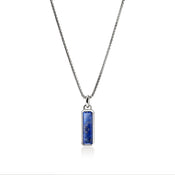 Lapis Lazuli Talisman Necklace, Sterling Silver|NMS988001LPZ