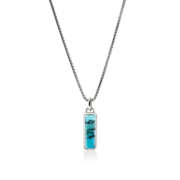 Turquoise Talisman Necklace, Sterling Silver|NMS988001TQ – John Hardy